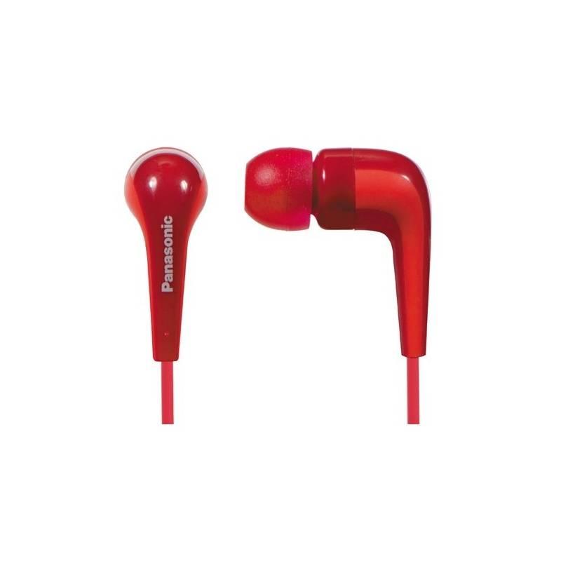 Sluchátka Panasonic RP-HJE140E-R červená, sluchátka, panasonic, rp-hje140e-r, červená
