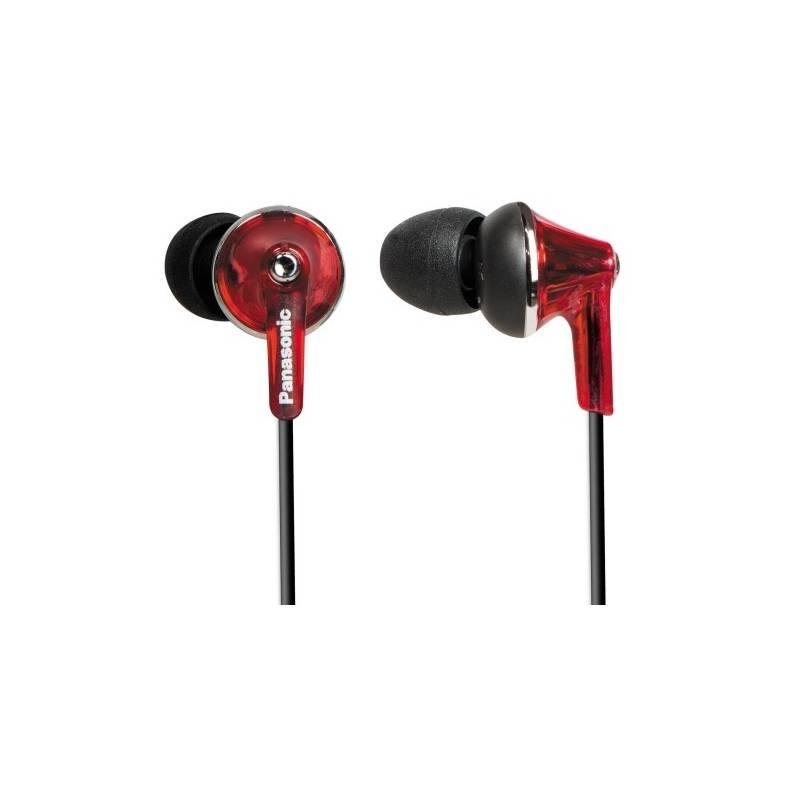 Sluchátka Panasonic RP-HJE190E-R červená, sluchátka, panasonic, rp-hje190e-r, červená