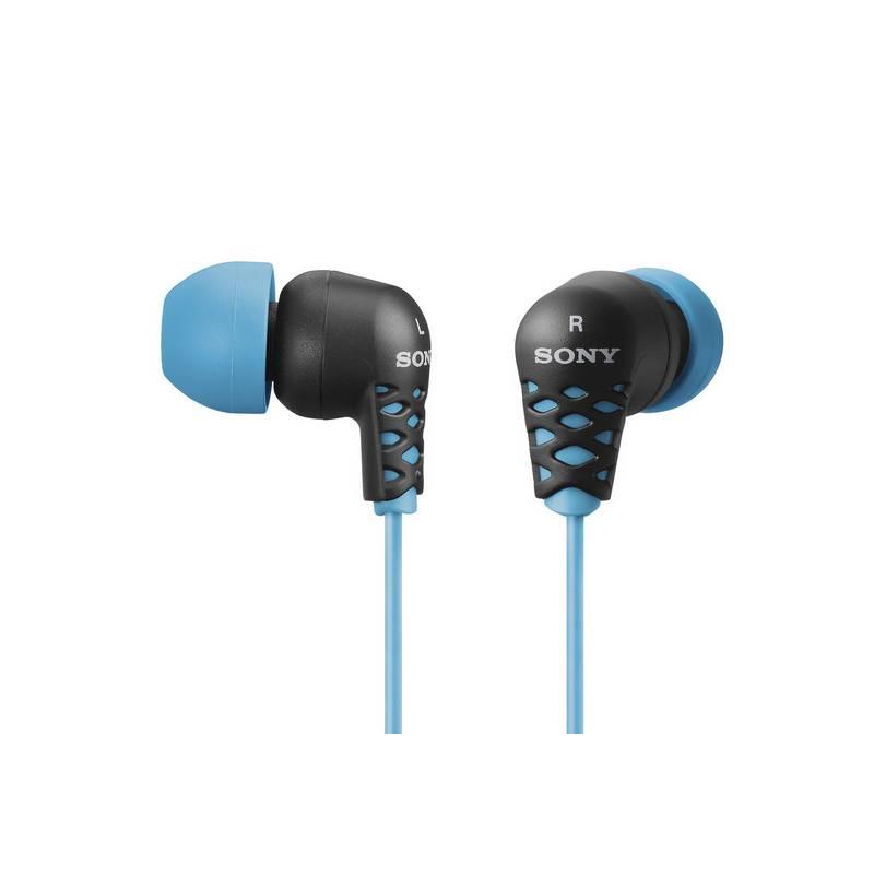 Sluchátka Sony MDR-EX37 modrá, sluchátka, sony, mdr-ex37, modrá