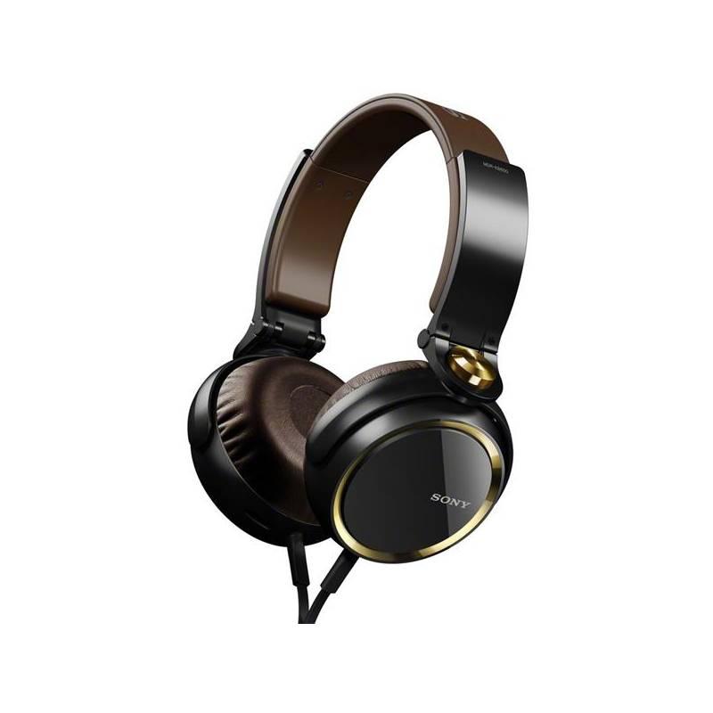 Sluchátka Sony MDR-XB600N zlatá, sluchátka, sony, mdr-xb600n, zlatá