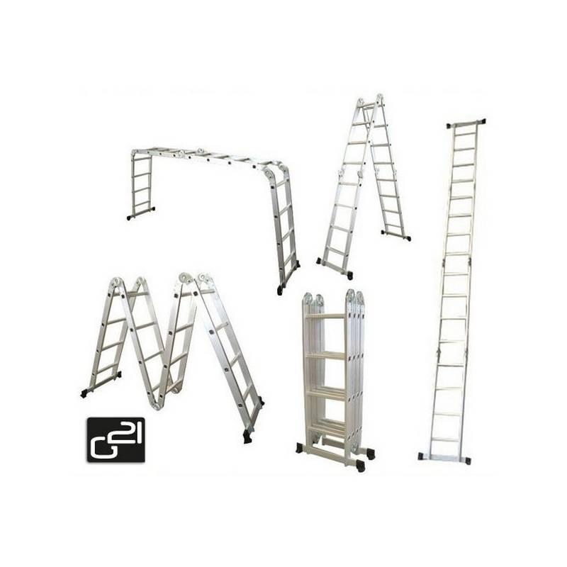 Štafle hliníkové G21 GA-SZ-4x3-3,7M multifunkční, Štafle, hliníkové, g21, ga-sz-4x3-3, multifunkční
