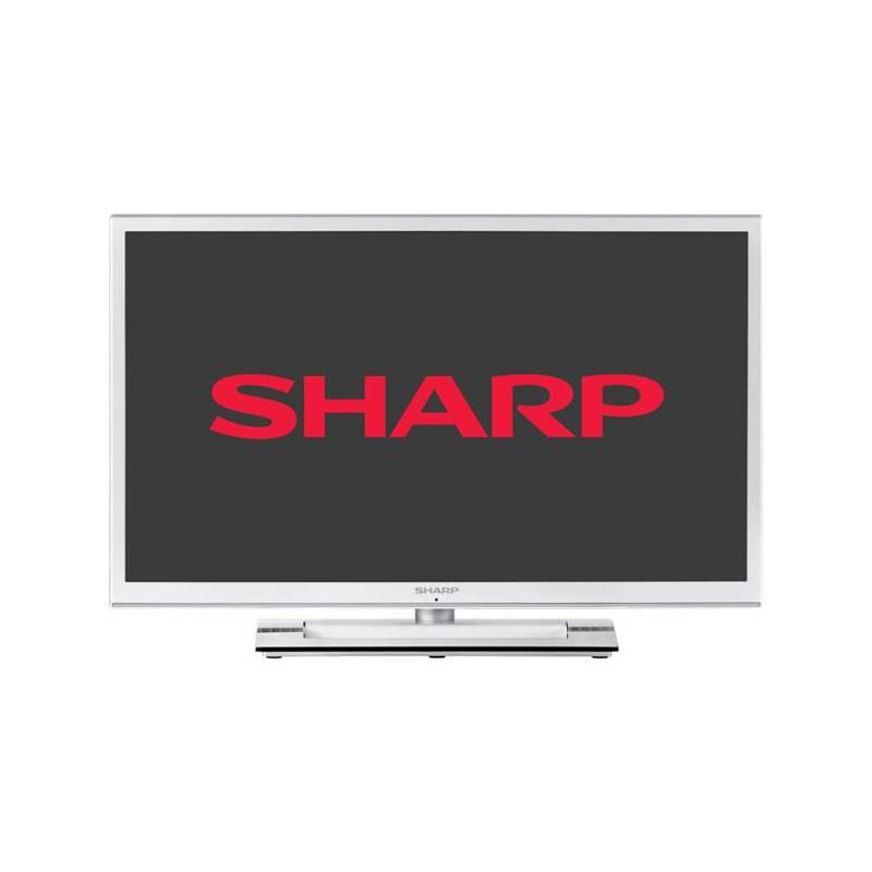 Televize Sharp LC-32LE350V-WH bílá, televize, sharp, lc-32le350v-wh, bílá