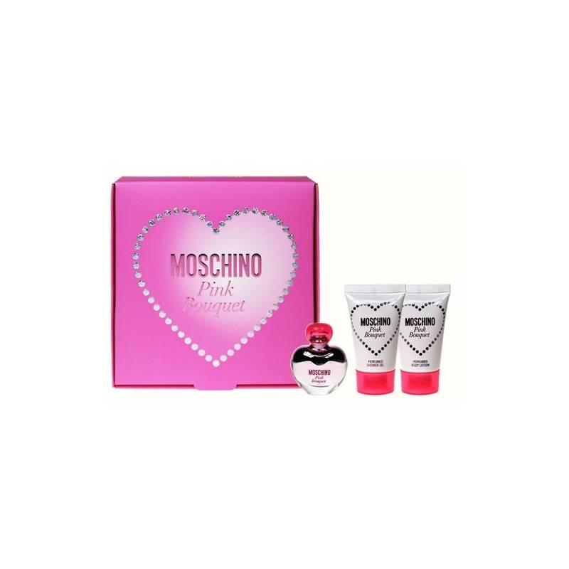 Toaletní voda Moschino Pink Bouquet 5 ml + tělové mléko 25 ml + sprchový gel 25 ml, toaletní, voda, moschino, pink, bouquet, tělové, mléko, sprchový