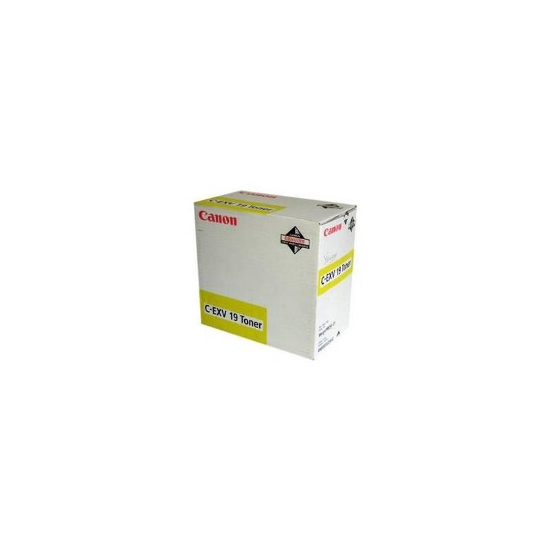 Toner Canon C-EXV19, 16K stran (0400B002) žlutý, toner, canon, c-exv19, 16k, stran, 0400b002, žlutý