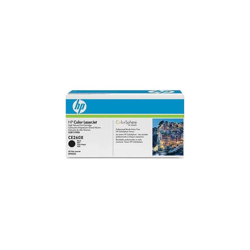 Toner HP CE260XD, 17K stran (CE260XD) černý, toner, ce260xd, 17k, stran, černý