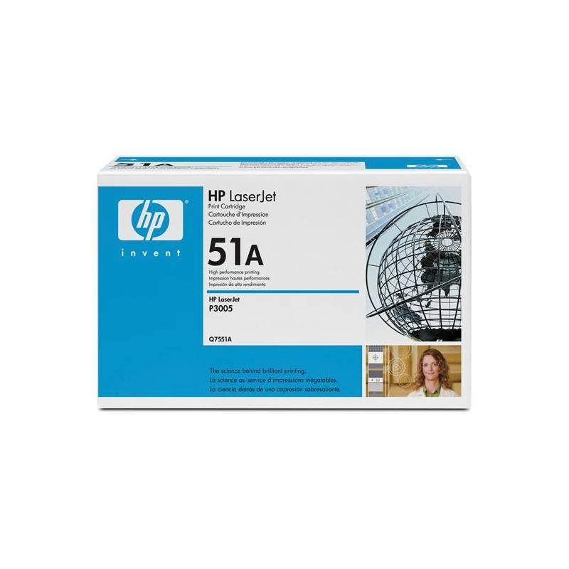 Toner HP Q7551A, 6,5K stran (Q7551A) černý, toner, q7551a, stran, černý