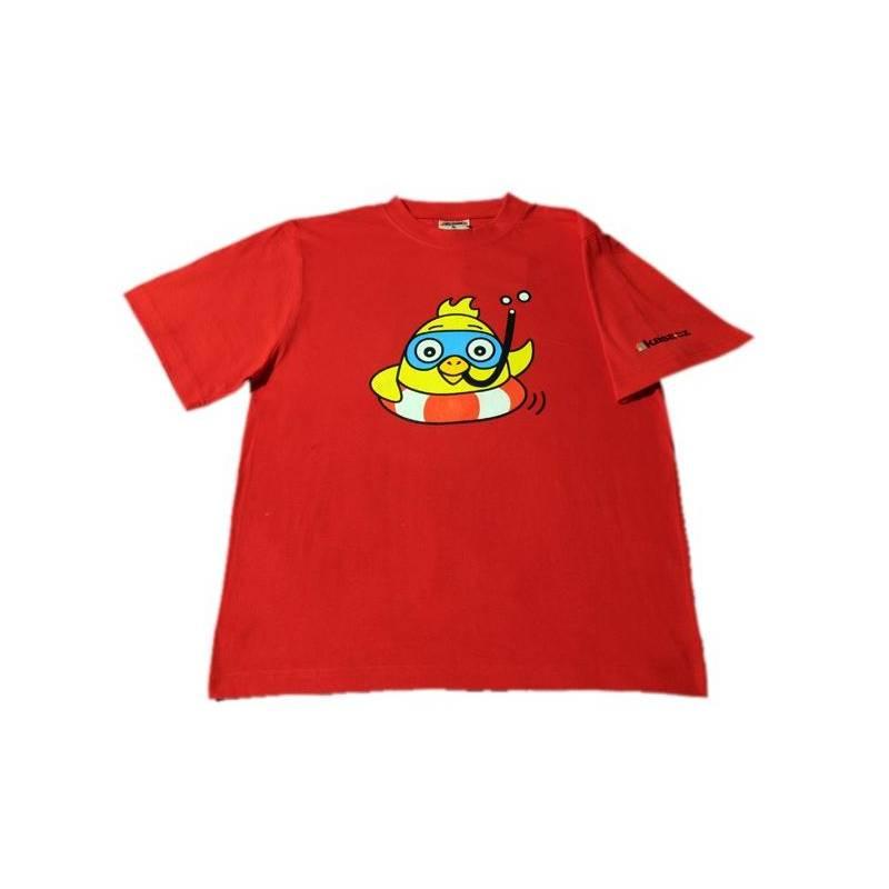Tričko Kuře bez límečku dětské vel. 132 , motiv potápěč červené, tričko, kuře, bez, límečku, dětské, vel, 132, motiv, potápěč, červené