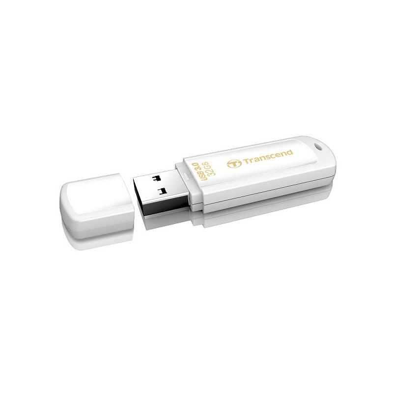 USB flash disk Transcend JetFlash 730 32GB (TS32GJF730) bílý, usb, flash, disk, transcend, jetflash, 730, 32gb, ts32gjf730, bílý