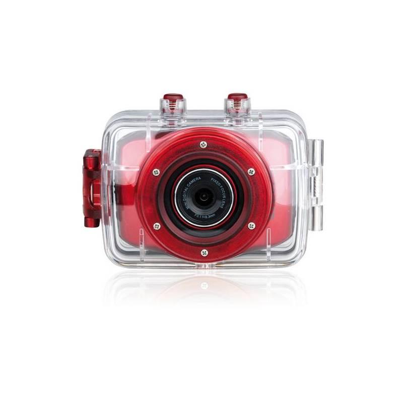Videokamera EasyPix GoXtreme (20101) červená, videokamera, easypix, goxtreme, 20101, červená