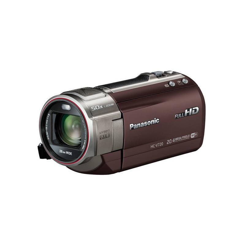Videokamera Panasonic HC-V720EP-T hnědá, videokamera, panasonic, hc-v720ep-t, hnědá