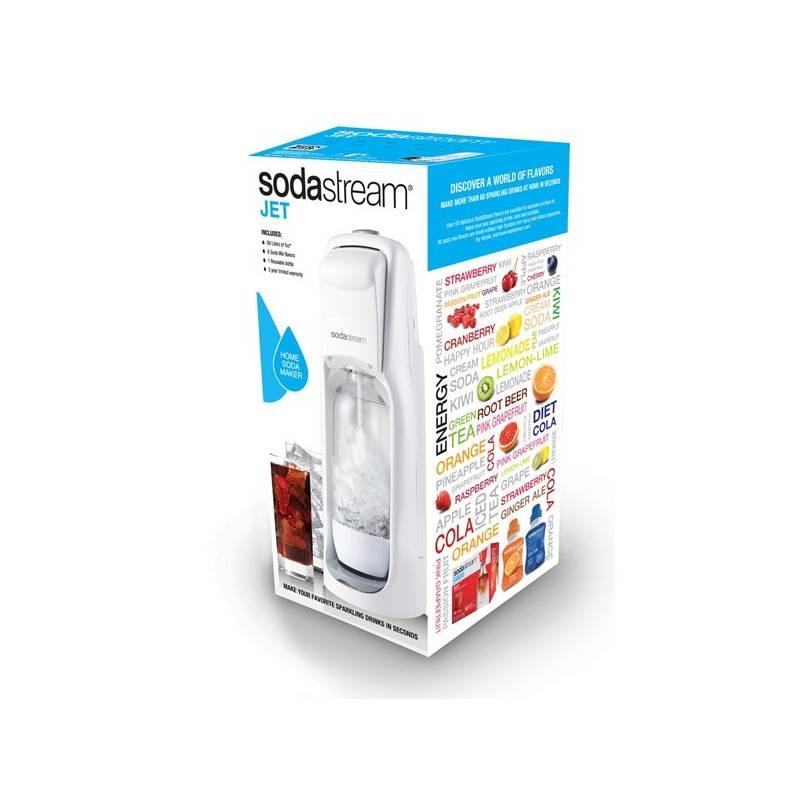 Výrobník sodové vody SodaStream JET WHITE new VPP bílý, výrobník, sodové, vody, sodastream, jet, white, new, vpp, bílý