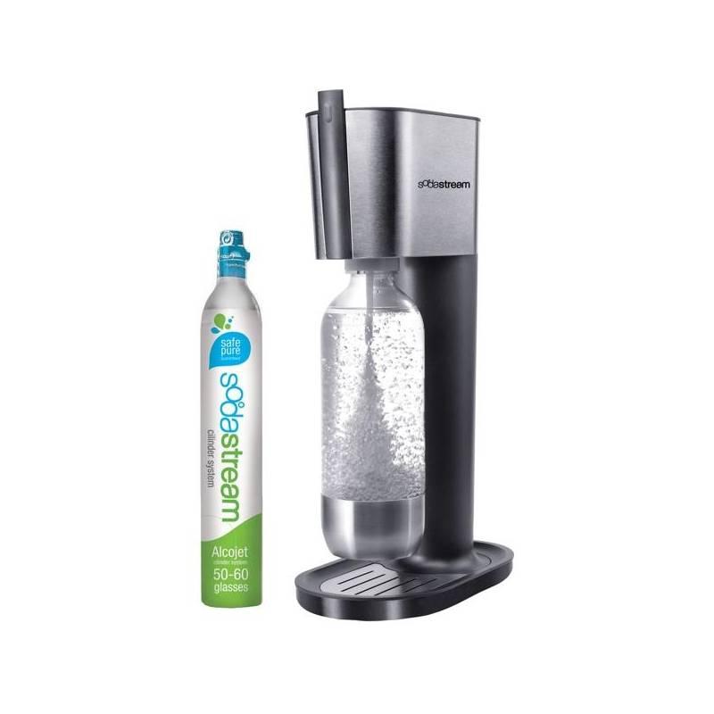 Výrobník sodové vody SodaStream PURE GREY šedý (Náhradní obal / Silně deformovaný obal 2540007483), výrobník, sodové, vody, sodastream, pure, grey, šedý, náhradní, obal