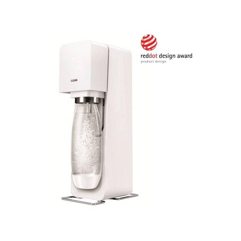 Výrobník sodové vody SodaStream SOURCE White bílý, výrobník, sodové, vody, sodastream, source, white, bílý