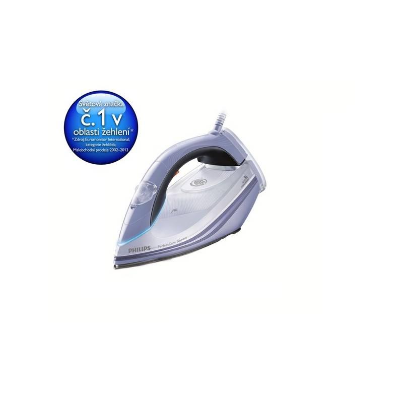 Žehlička Philips GC5055/02 bílá/fialová, Žehlička, philips, gc5055, bílá, fialová