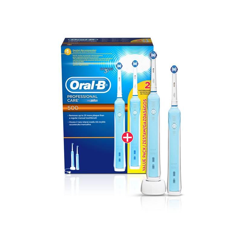 Zubní kartáček Oral-B D16.553U DUO bílý/modrý, zubní, kartáček, oral-b, d16, 553u, duo, bílý, modrý