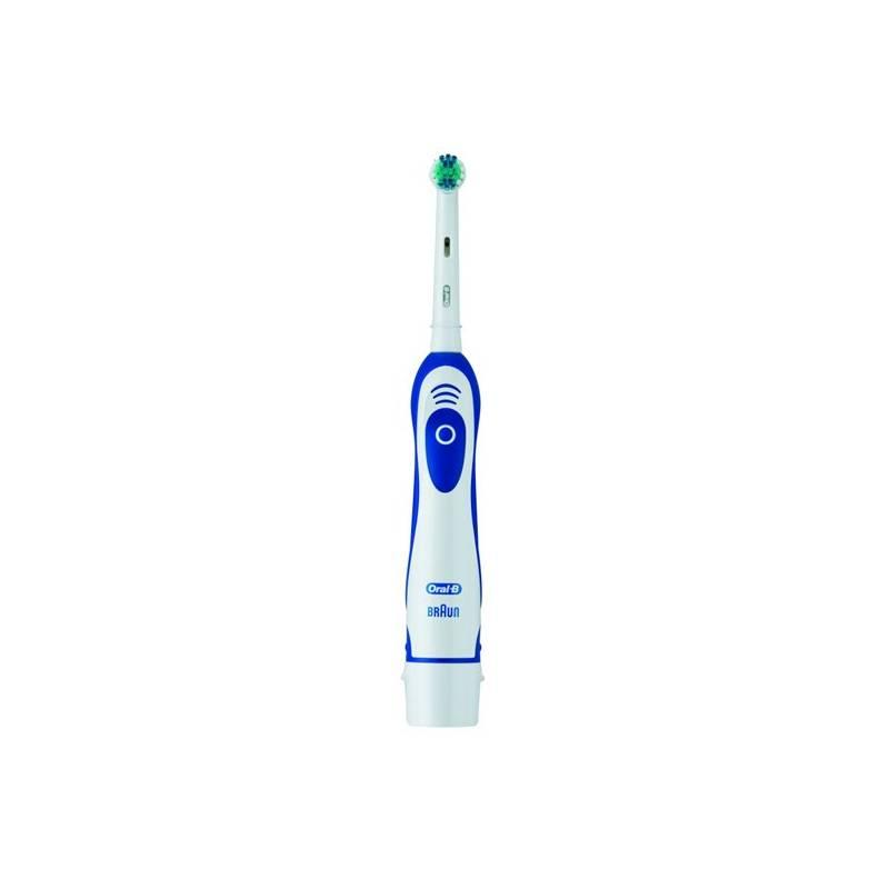 Zubní kartáček Oral-B D4 Battery bílý/modrý, zubní, kartáček, oral-b, battery, bílý, modrý