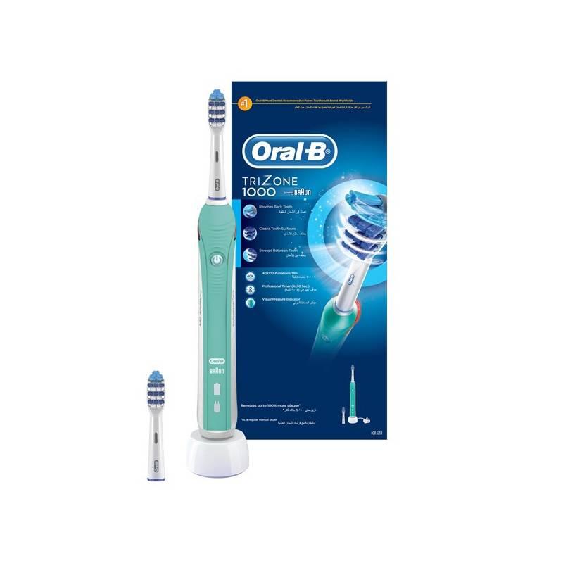 Zubní kartáček Oral-B TriZone D20.523 bílý/zelený, zubní, kartáček, oral-b, trizone, d20, 523, bílý, zelený