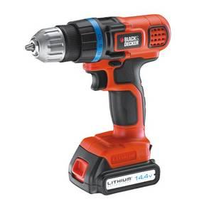 Aku vrtačka, akušroubovák Black-Decker EGBL14KB 14,4V, Li-Ion, 2 x aku, kufr