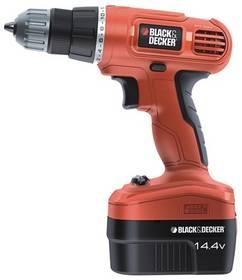 Aku vrtačka, akušroubovák Black-Decker EPC14CAB černá/červená (rozbalené zboží 8213123401)