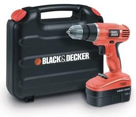 Aku vrtačka, akušroubovák Black-Decker EPC18CAK černá/červená