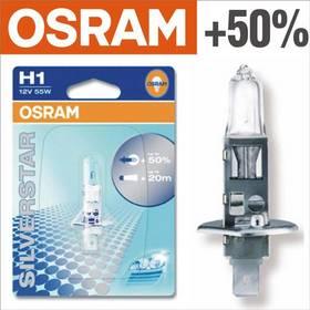 Autožárovka Osram 12V H1 55W P14.5s 1ks Silverstar +50%
