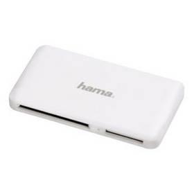 Čtečka paměťových karet Hama SuperSpeed Multi Slim All in One, USB 3.0 (114842) bílá