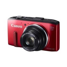 Digitální fotoaparát Canon PowerShot SX280 HS červený