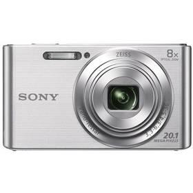 Digitální fotoaparát Sony DSC-W830S stříbrný