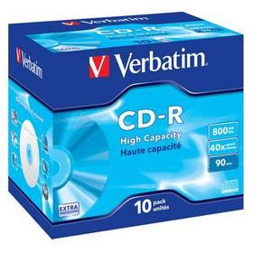 Disk Verbatim CD-R 800MB/90min, 40x, jewel box, 10ks (43428)