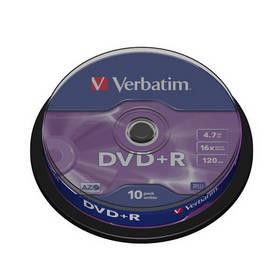 Disk Verbatim DVD+R 4,7GB, 16x, 10-cake (43498)