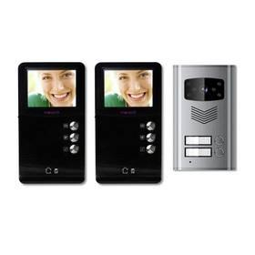 Dveřní videotelefon Moveto 2V-035 pro 2 byt. Jednotky (vrácené zboží 8413010145)