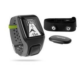 GPS hodinky Tomtom Multi-Sport + monitor srdečního tepu (1RS0.001.01) šedé