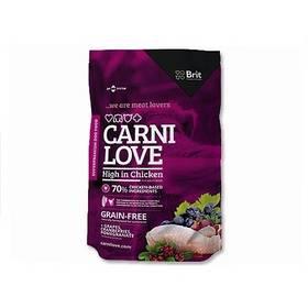 Granule Brit Carnilove High in Chicken 1,5kg