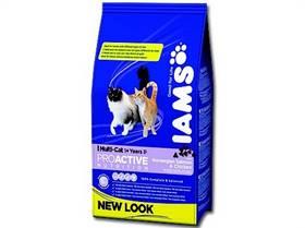 Granule Iams Multicat Chicken / Salmon 15kg