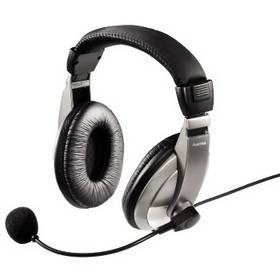 Headset Hama AH-100 (11592) stříbrný/titanium