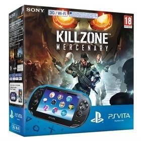 Herní konzole Sony PS VITA WiFi + hra Killzone Mercenary + paměťová karta 16GB (PS719277286) černá