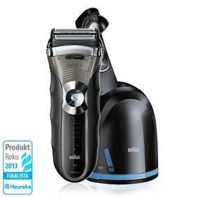 Holicí strojek Braun Series 3-390 černý/stříbrný