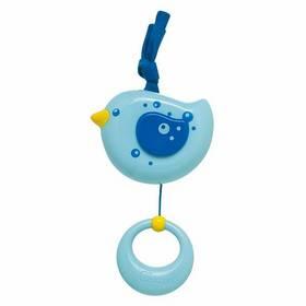 Hudební hračka Chicco natahovací ptáček modrý