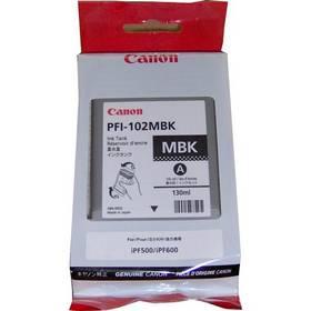 Inkoustová náplň Canon PFI-102MBk, 130ml (CF0894B001AA) černá