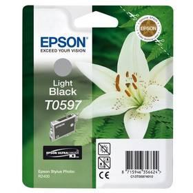 Inkoustová náplň Epson T0597, 13ml (C13T05974010) šedá