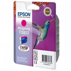 Inkoustová náplň Epson T0803, 7,4ml (C13T08034011) červená