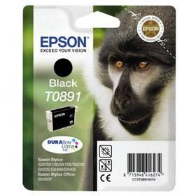 Inkoustová náplň Epson T0891, 180 stran (C13T08914011) černá