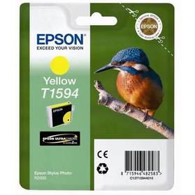 Inkoustová náplň Epson T1594, 17ml (C13T15944010) žlutá barva