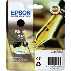 Inkoustová náplň Epson T1621, 175 stran (C13T16214010) černá