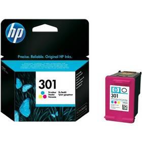 Inkoustová náplň HP No. 301, 165 stran (CH562EE) červená/modrá/žlutá
