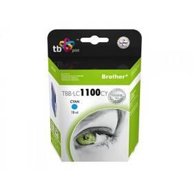 Inkoustová náplň TB Brother LC 1100 C (TBB-LC1100CY) modrá