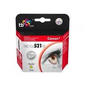 Inkoustová náplň TB Canon CLI-521Y (TBC-CLI521YE) žlutá