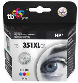 Inkoustová náplň TB CB338EE, 14ml (TBH-351XLCR) červená/modrá/žlutá