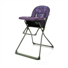 Jídelní židlička 4Baby Flower purple fialová