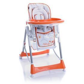 Jídelní židlička Babypoint Fábula oranžová